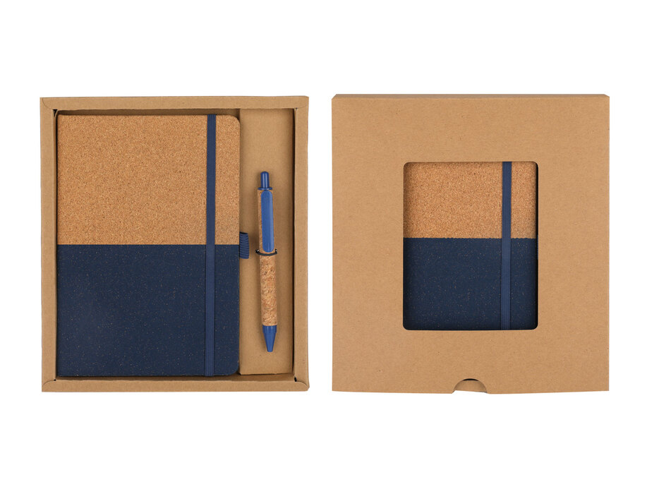 Cork Notebook & Pen Corporate Gift Set